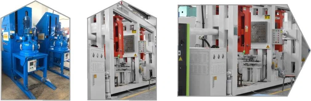 Resina epoxi con proceso APG utilizado La máquina APG con sistema de mezclador y moldes aislantes 16