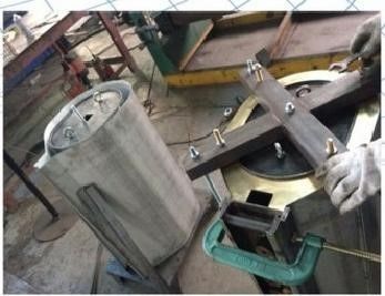 Máquina de fundición de transformadores de tipo seco con moldes para aislamientos eléctricos