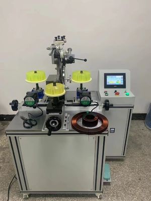 Máquina de enrollamiento primario de voltaje de transformador con pantalla táctil para producción de transformadores